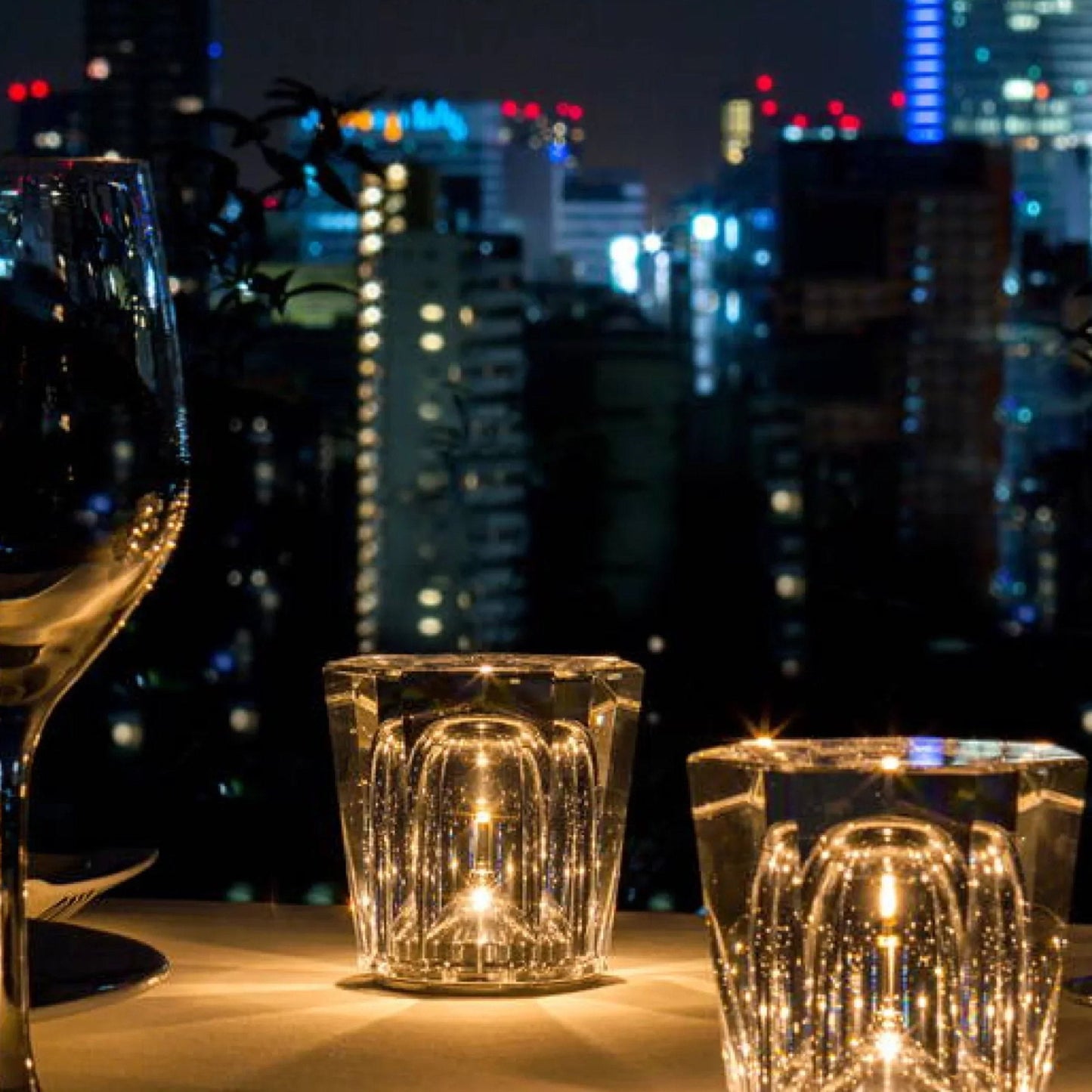 Luxus wiederaufladbare Diamant Kristall Tischlampe - Lumière Diamant | Brehn