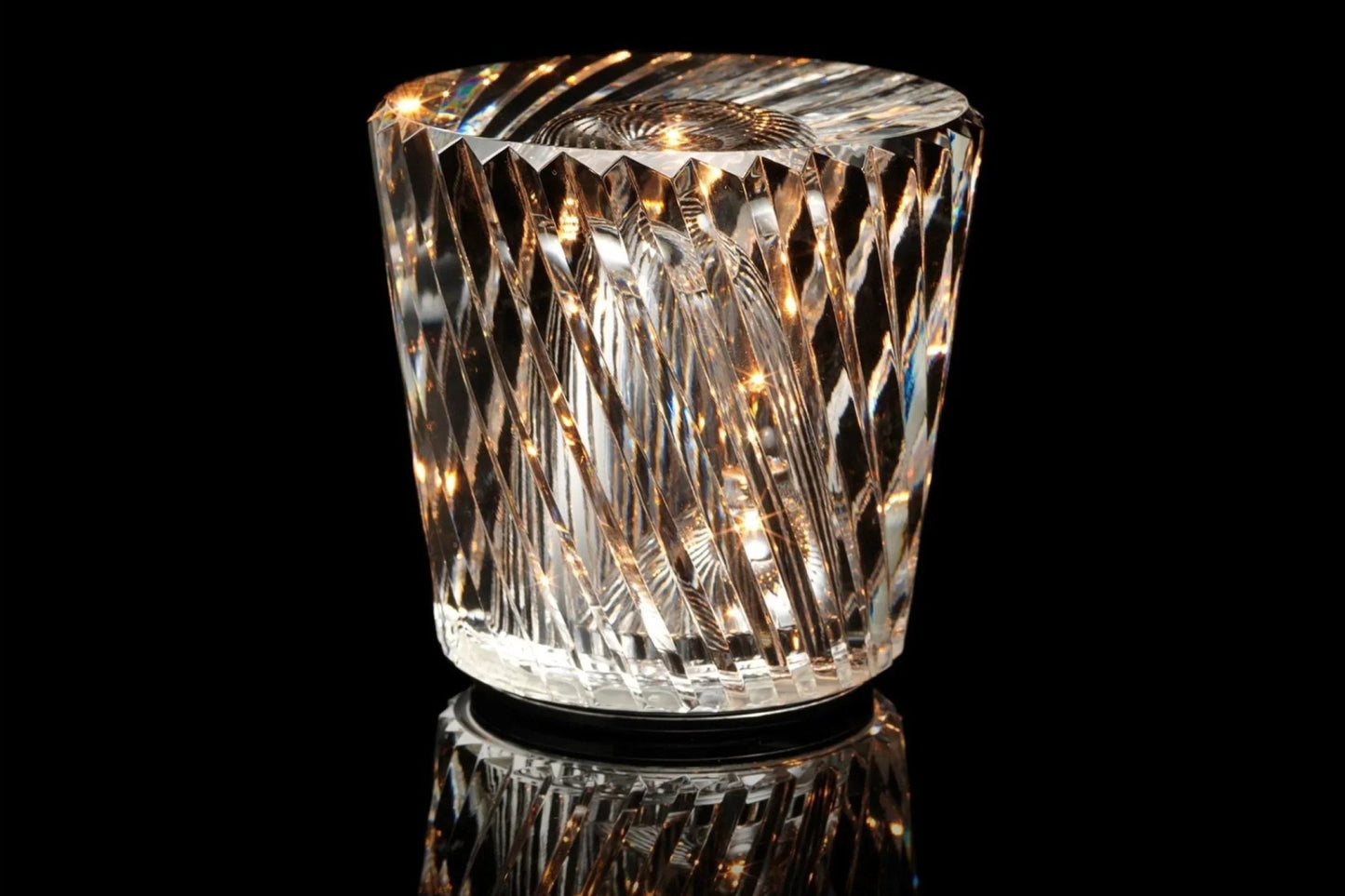 Luxus wiederaufladbare Diamant Kristall Tischlampe - Lumière Diamant | Brehn