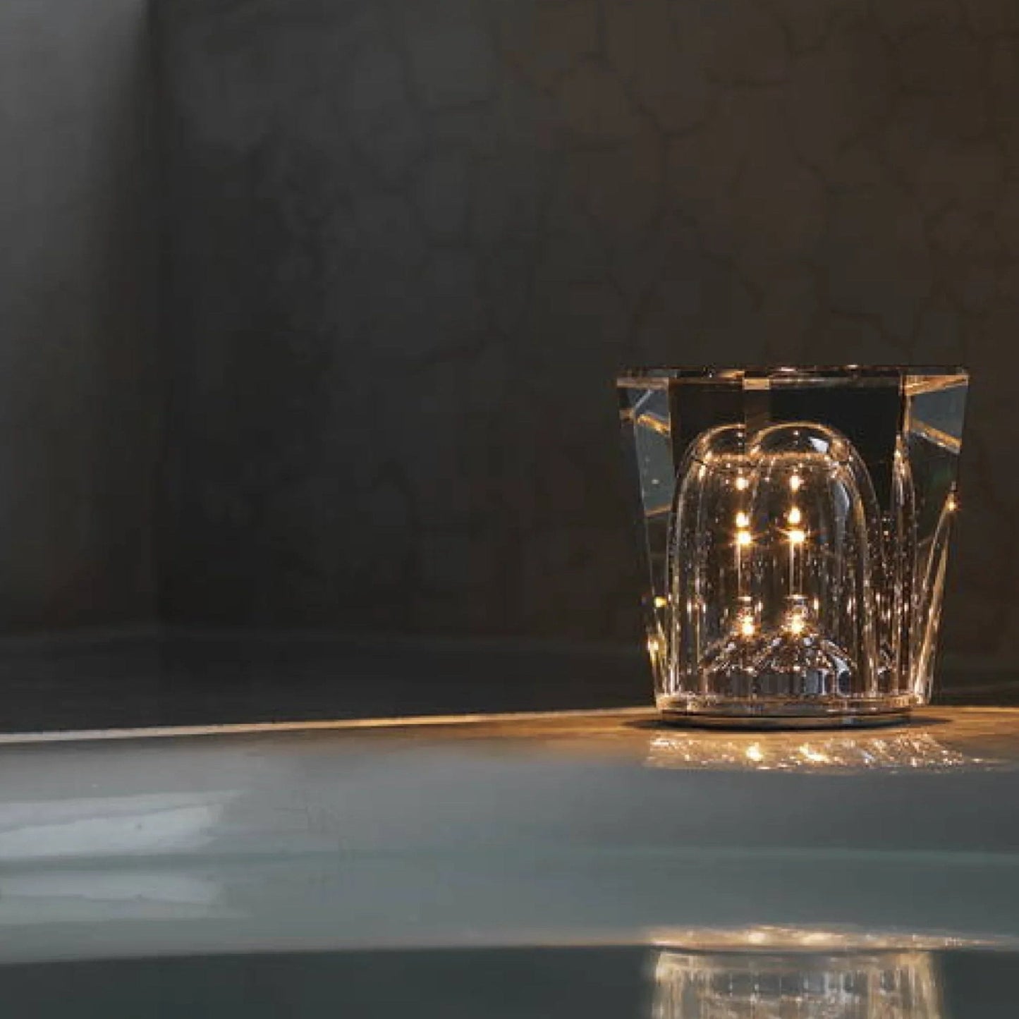Luxus wiederaufladbare Diamant Kristall Tischlampe - Lumière Diamant | Brehn