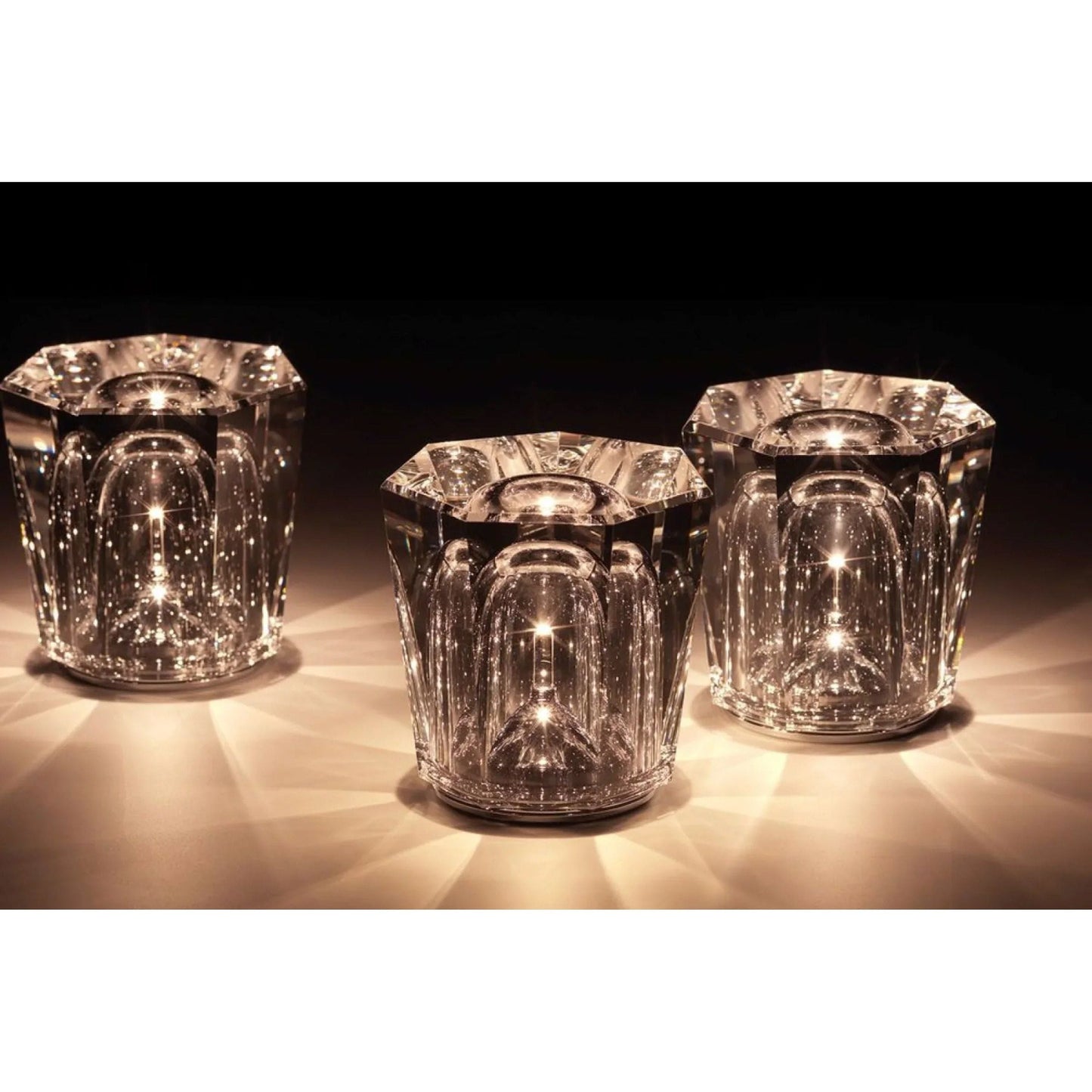 Brehn | Lampe - Luxus Diamant Kristall LED Wiederaufladbare Tischlampe
