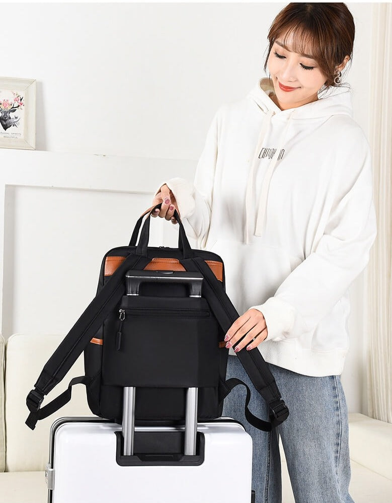 Wasserfester Diebstahlschutz Reise-Rucksack – Leichtes Oxford-Design | Brehn