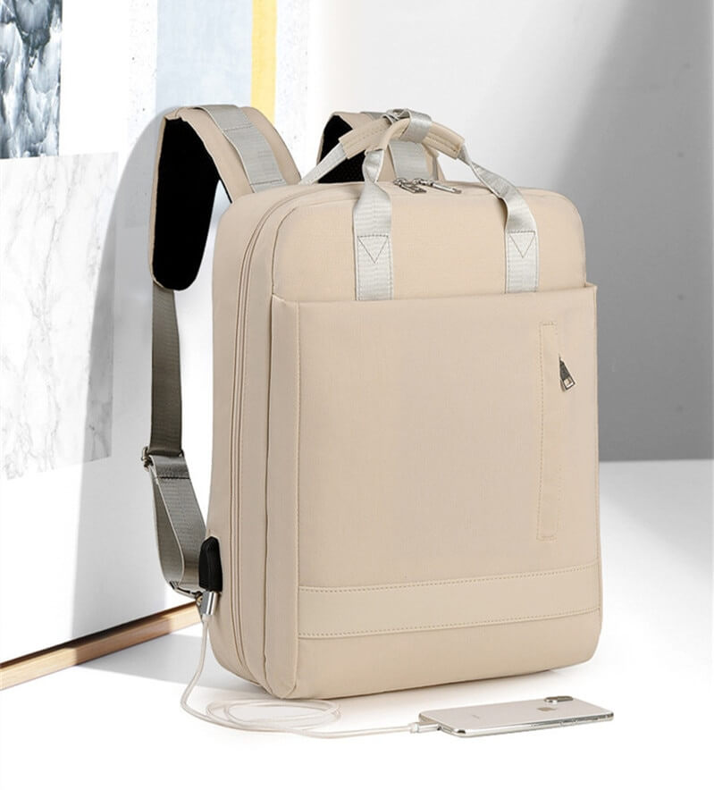 Sicherer Anti-Diebstahl Rucksack mit versteckten Reißverschlüssen und USB-Ladung | Brehn