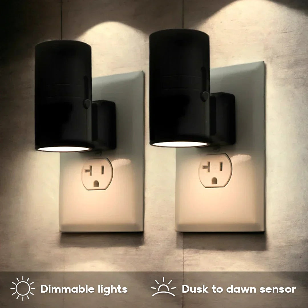 Brehn | Dimmbares Plug-In Nachtlicht mit Bewegungssensor - LED Licht für Schlafzimmer, Flure und Treppen