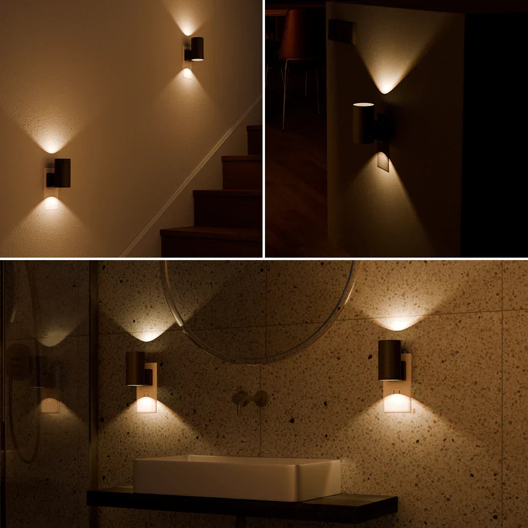 Brehn | LuxeGlow dimmbares Nachtlicht | Elegante Beleuchtung für eine stimmungsvolle Atmosphäre