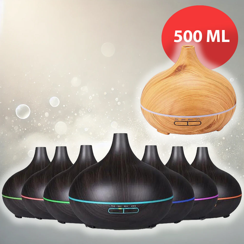 Aroma-Diffuser – 500 ml mit Holzoptik | Brehn