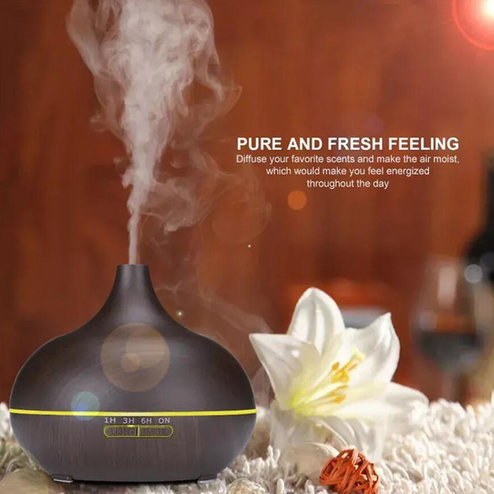 Aroma-Diffuser – 500 ml mit Holzoptik | Brehn