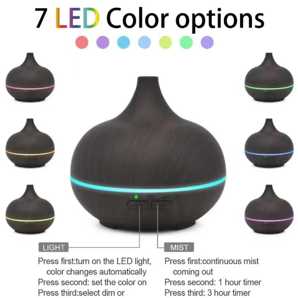 Aroma-Diffuser – 500 ml mit Holzoptik | Brehn