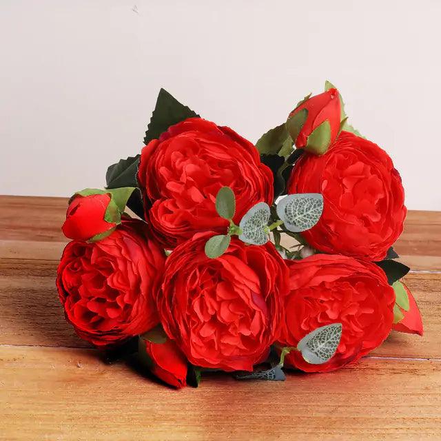 Ewige Eleganz Seiden-Peony-Arrangement