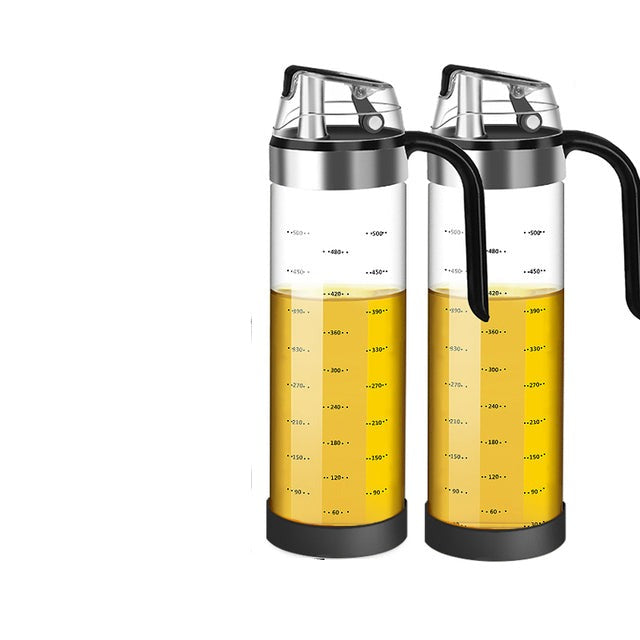 Auto Flip Gewürzbehälter Automatische Kappe und Auslaufsicheres Glasgewürzgefäß | Brehn