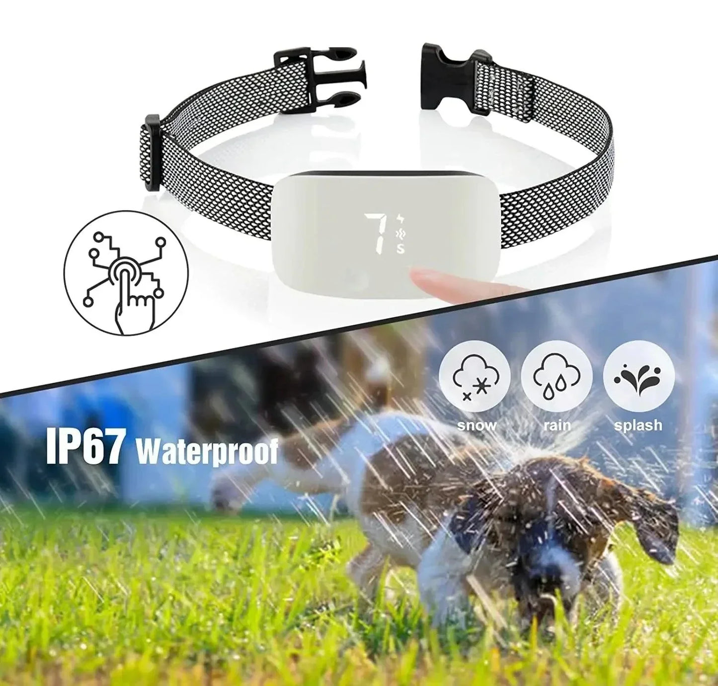 StilPoot Hundetrainingshalsband Wiederaufladbar und Wasserdicht | Brehn