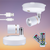VIvolux | Smart LED Fernbedienung Wiederaufladbarer Spotlight