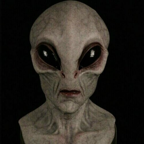 BowLift | Realistic Alien Mask – Latex and Silicone Halloween Mask for Cosplay and Parties