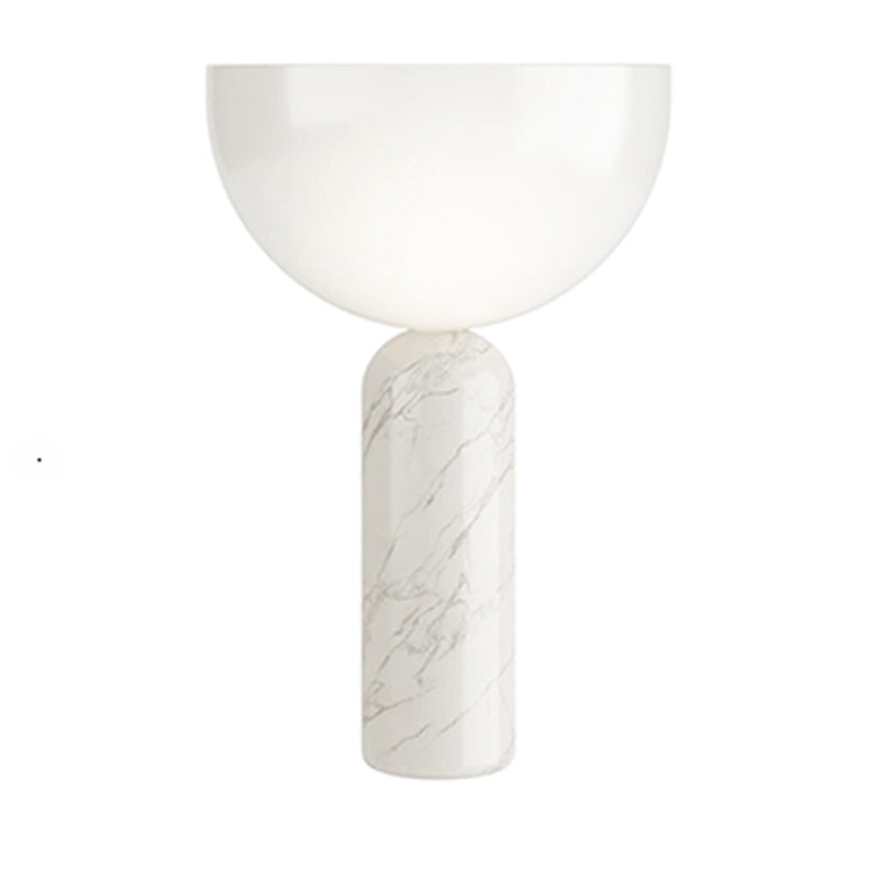 Brehn | MarbleLuxe Lampe - Luxuriöse Marmor Tischlampe mit goldenen Akzenten