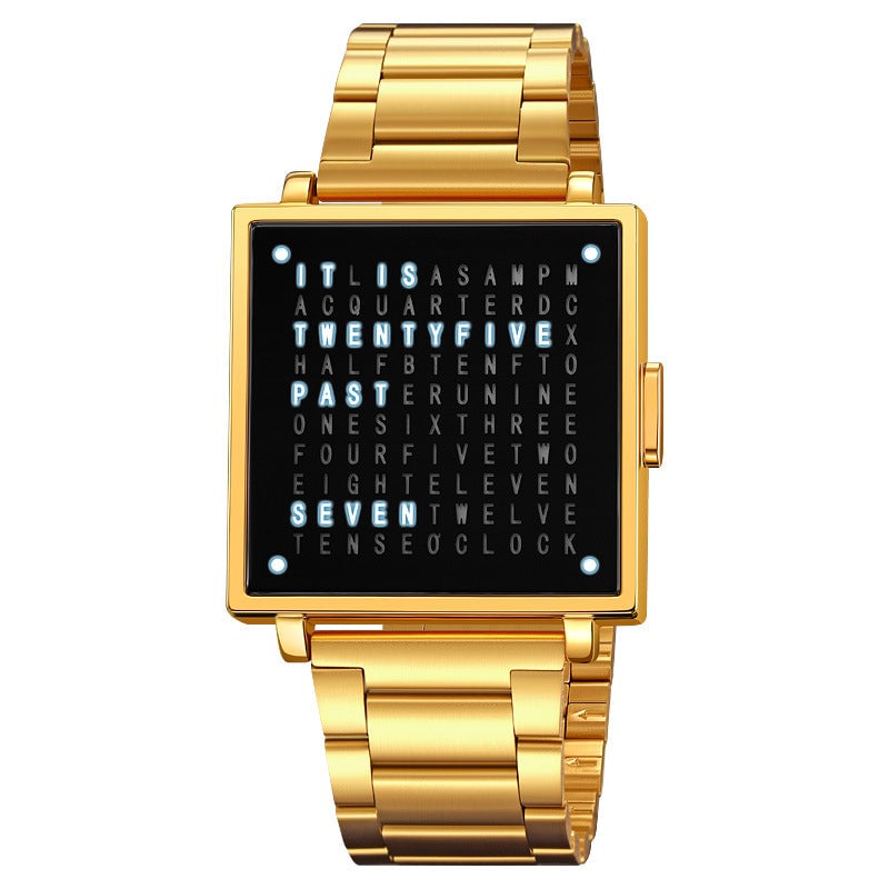 Brehn | Kreative Feinstahl Unisex-Uhr