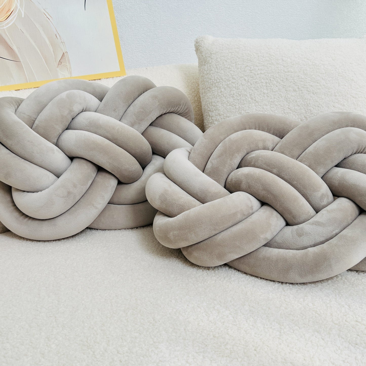 Brehn | ComfortCloud Kissen - Luxuriöse weiche Kissen mit Knopfdesign