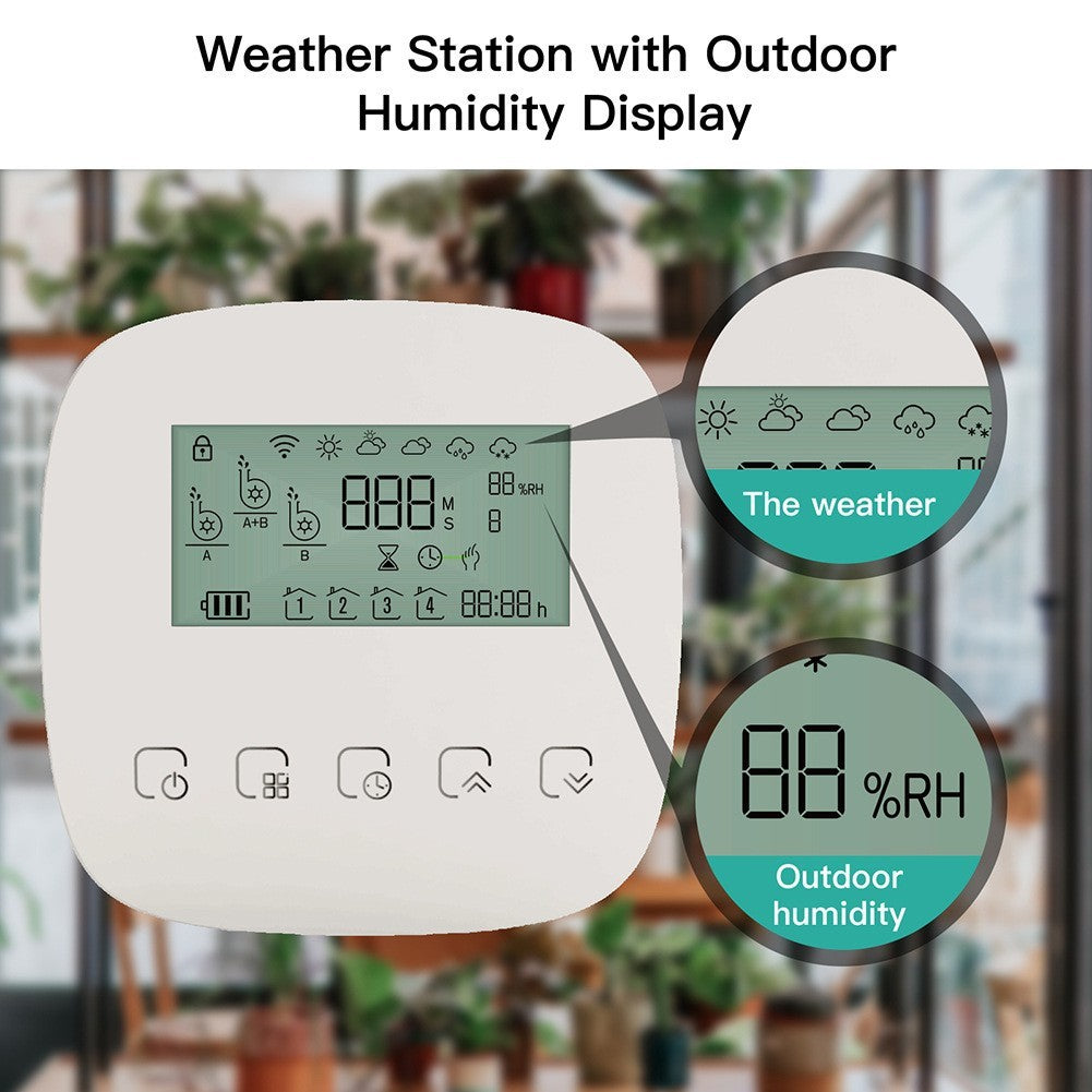 Wiederaufladbarer Smart Sprinkler Timer | Brehn