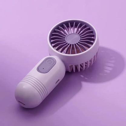 USB wiederaufladbarer Mini tragbarer Ventilator mit 3 Geschwindigkeiten | Brehn