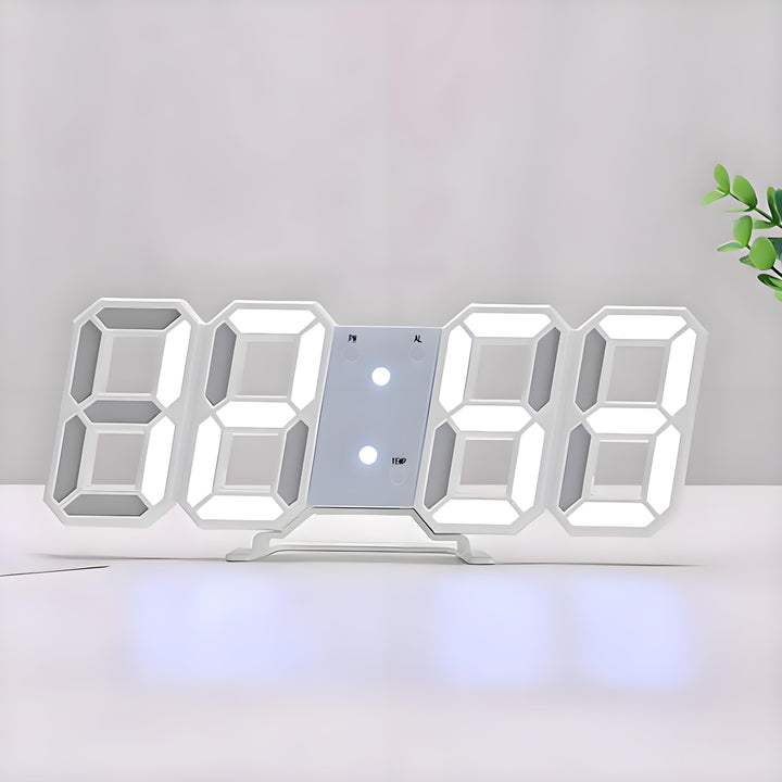TimeSphere LED 3D Digitaluhr mit Kalender und Temperaturanzeige | Brehn