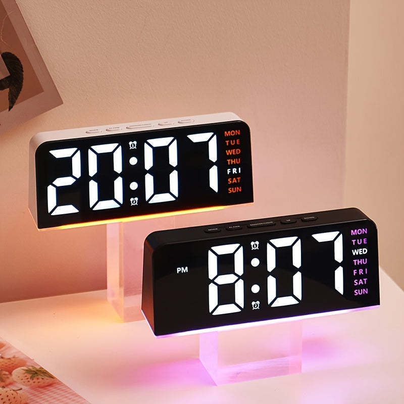 Modern LED Alle Woche Anzeige Nachtlampe Wecker | Brehn