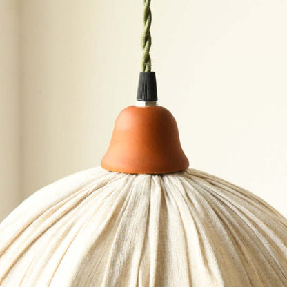 Brehn | EcoChic Pendelleuchte - Stilvolle skandinavische Stoffpendelleuchte