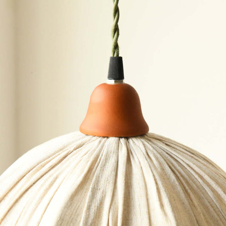 Brehn | EcoChic Pendelleuchte - Stilvolle skandinavische Stoffpendelleuchte