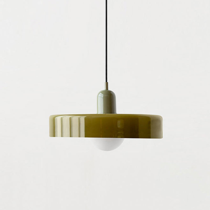 Farbenfrohe Bauhaus-Style Pendelleuchte - StiloGlas | Brehn