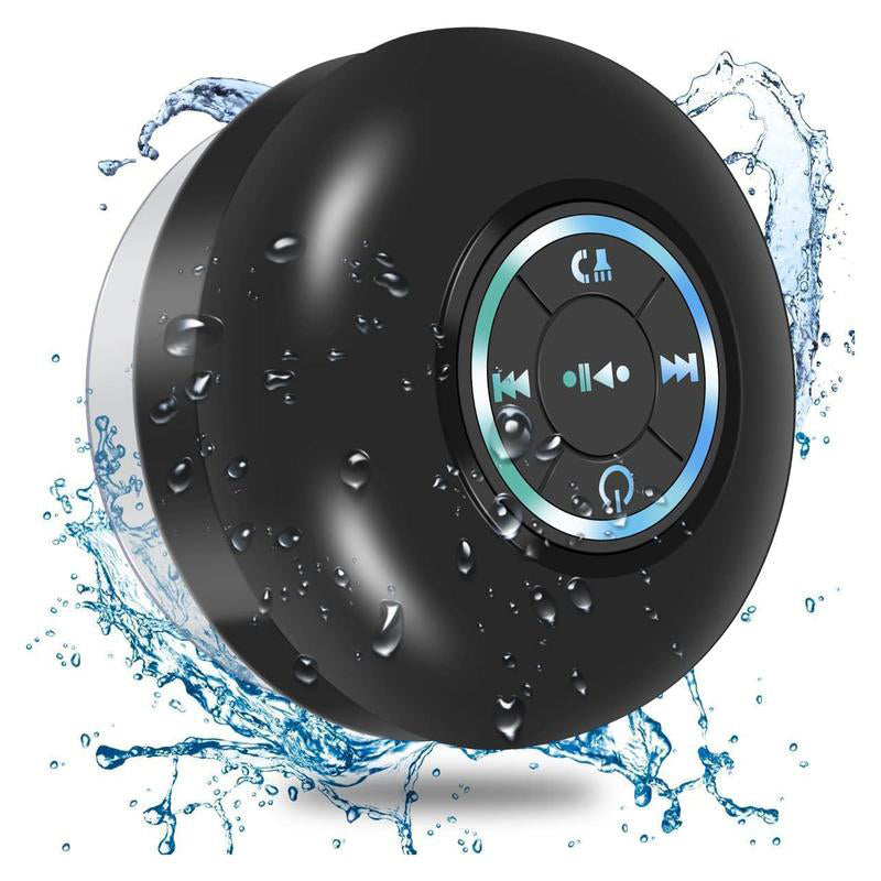 Brehn | Mini Bluetooth-Duschlautsprecher mit LED-Licht