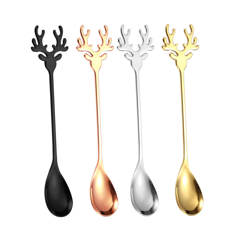 Brehn | Weihnachtsdekorationen für Zuhause - Weihnachts-Metalllöffel-Geschenkset