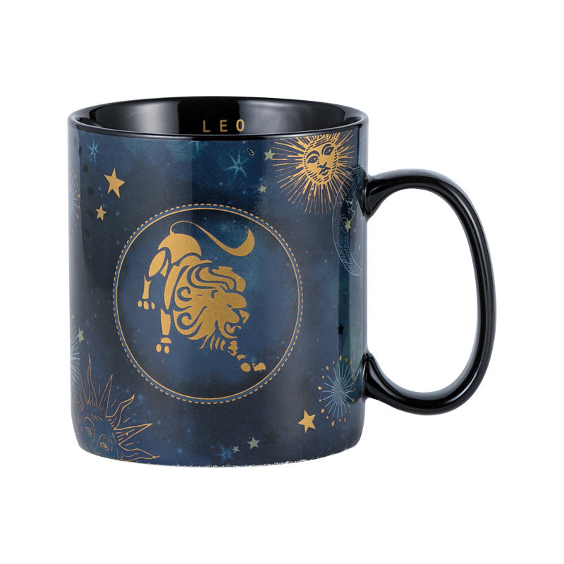 12 Konstellationen Tasse Kobalt Blau Keramik Kaffeetasse | Brehn