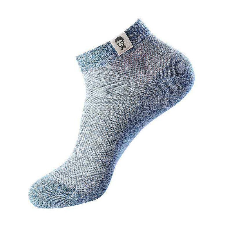 Brehn | Herren Geschäfts atmungsaktive antibakterielle Deodorant Socken (5PCS)