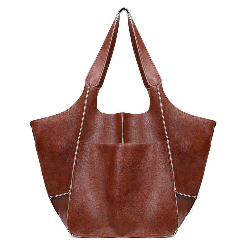 Übergroße Ledertasche