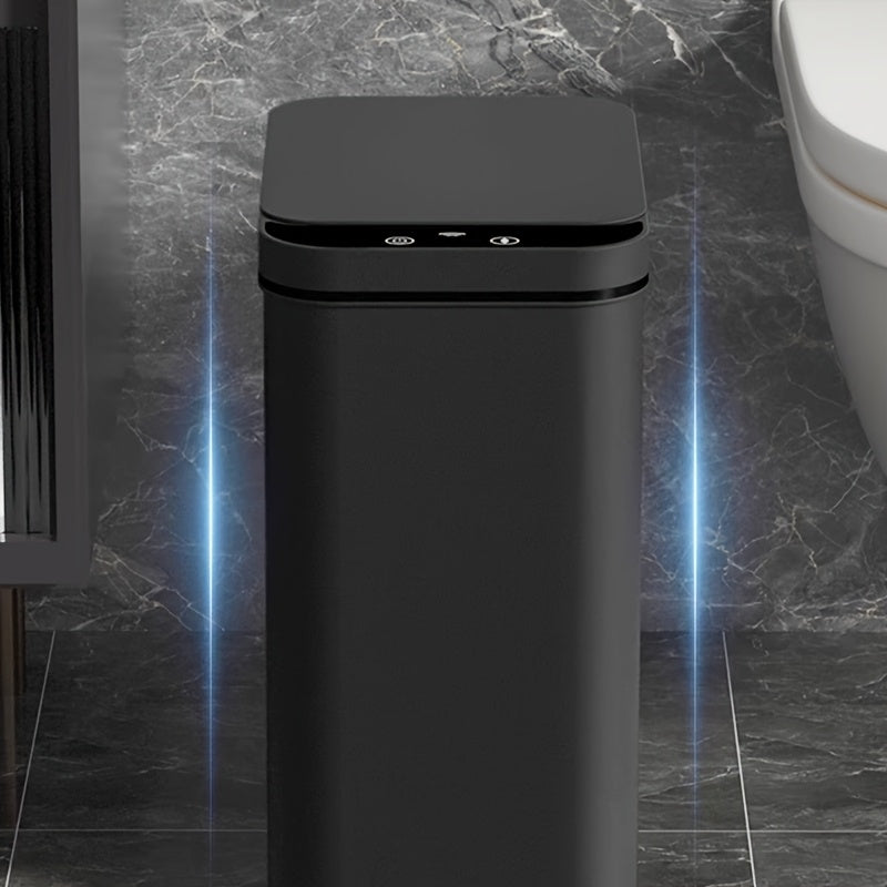 Set von 2 Smart Sensor Mülleimern – Berührungslos und Kompakt (Schwarz) | Brehn