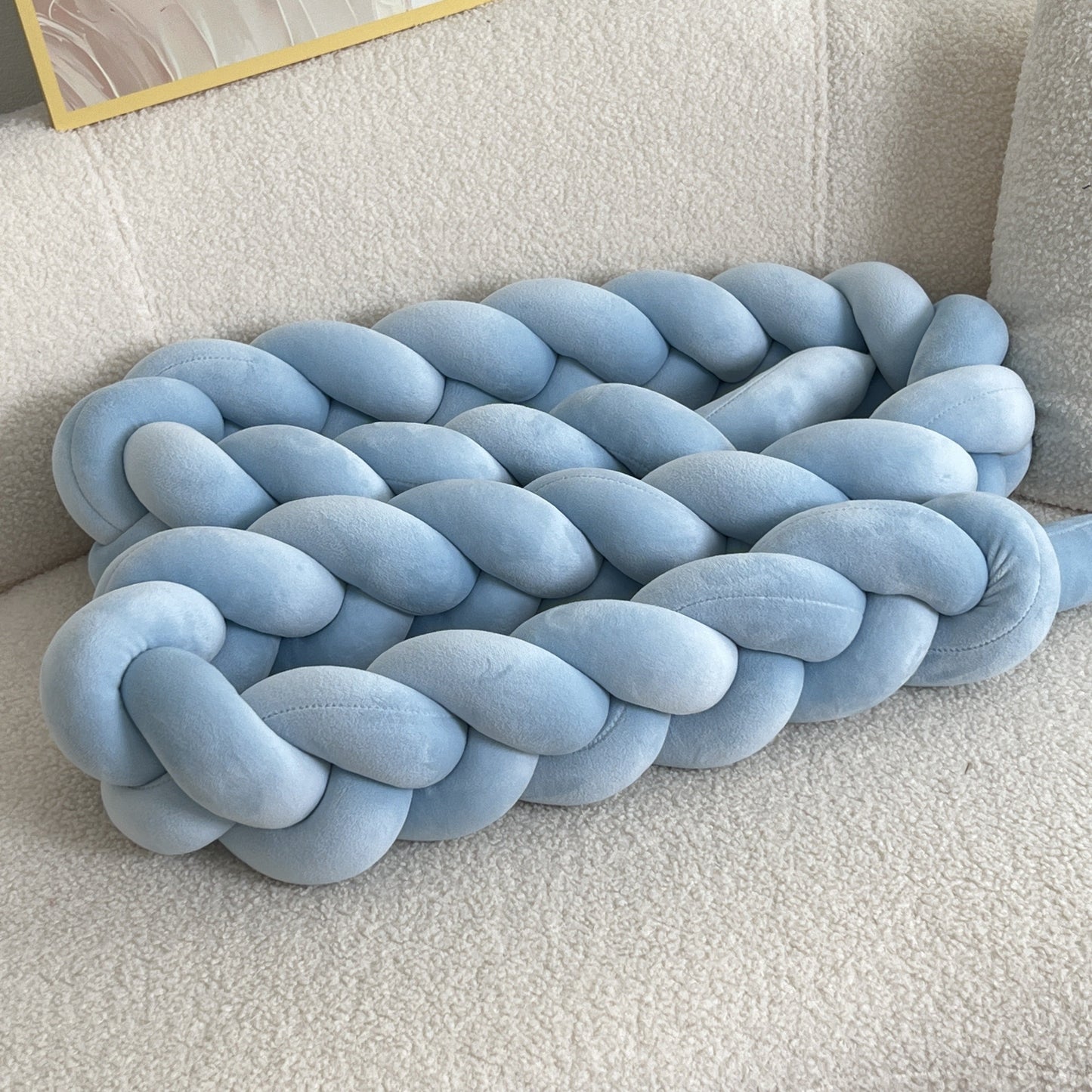 Brehn | WaveCushion - Moderner Waschbarer Bodenkissen mit Geometrie