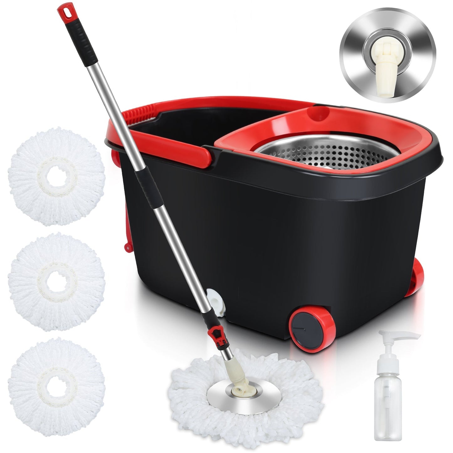 Wischmop Set Bodenwischer mit Eimer | Brehn