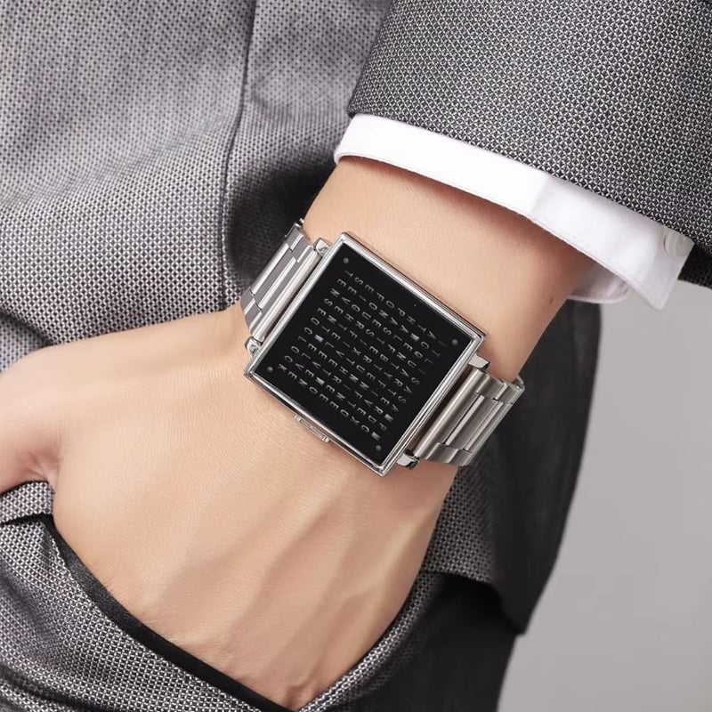 Brehn | Kreative Feinstahl Unisex-Uhr