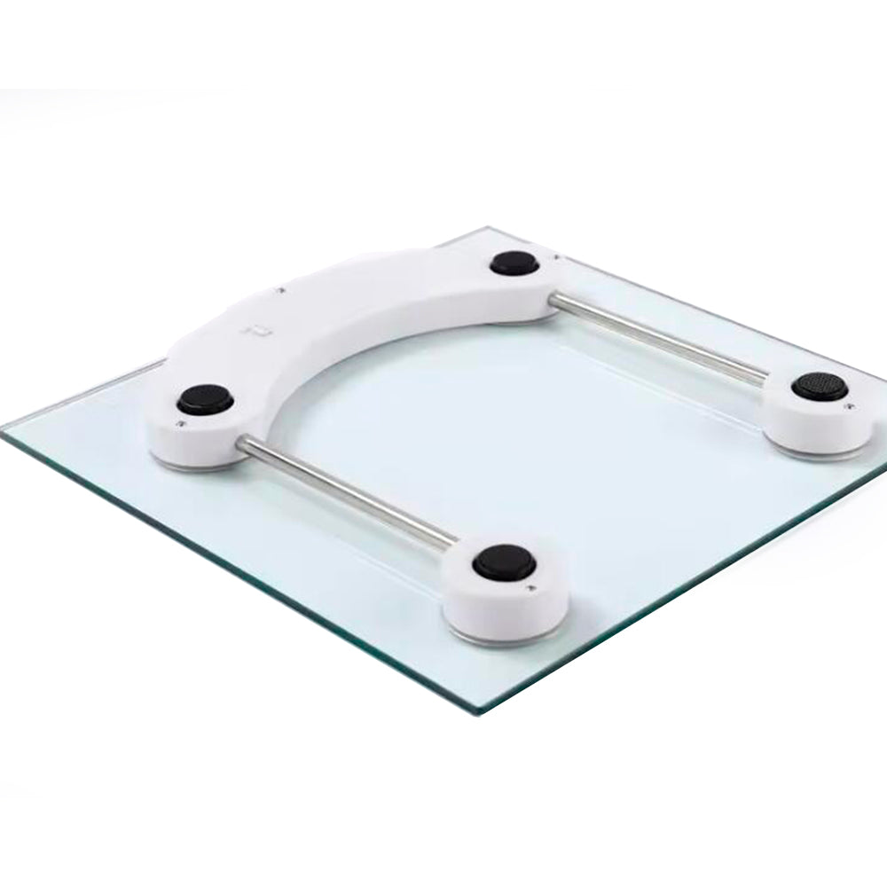 Personenwaage (180 kg) mit transparenter Glasplattform | Brehn