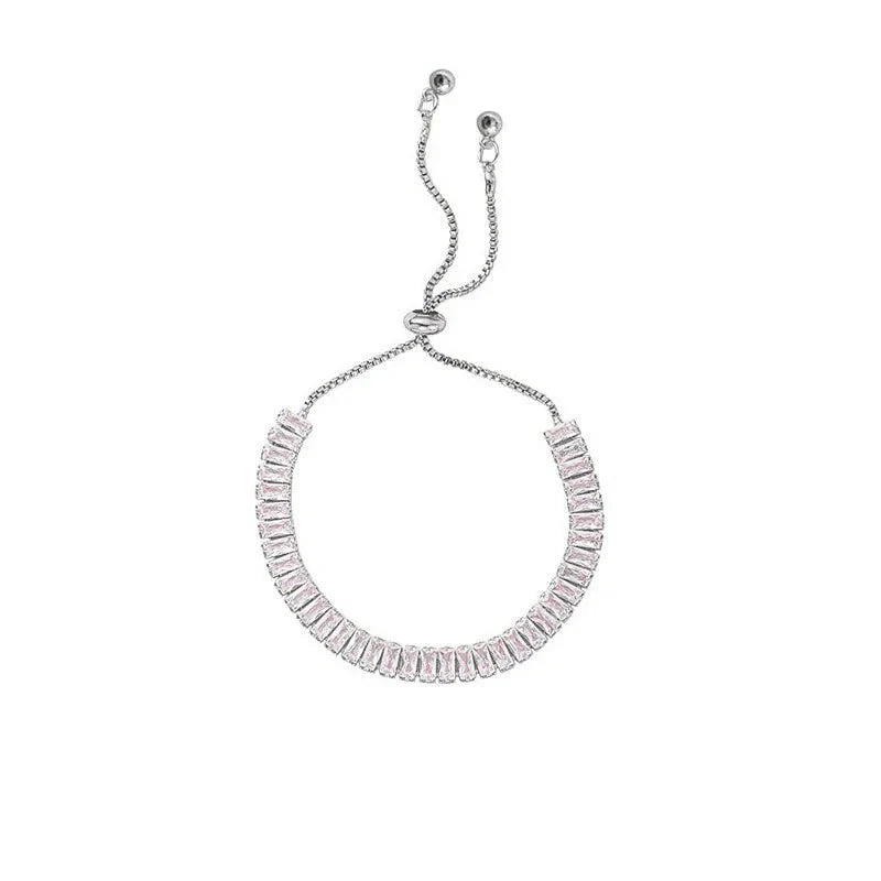 Brehn | Baguette Crystal Verstellbare Tennisarmbänder
