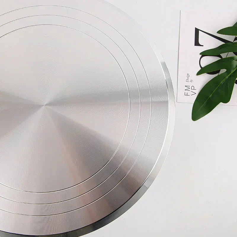 Backwerkzeuge Aluminiumlegierung Kuchen-Drehteller Kuchenmontagetisch | Brehn