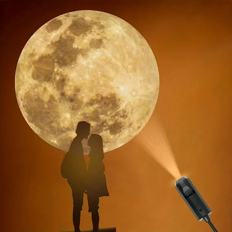 Brehn | Renan - Groß einzigartiges Projektlicht (Erde und Mond)