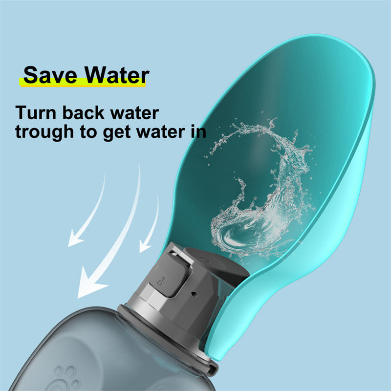 Tragbare 800 ml Hundewasserflasche. | Brehn