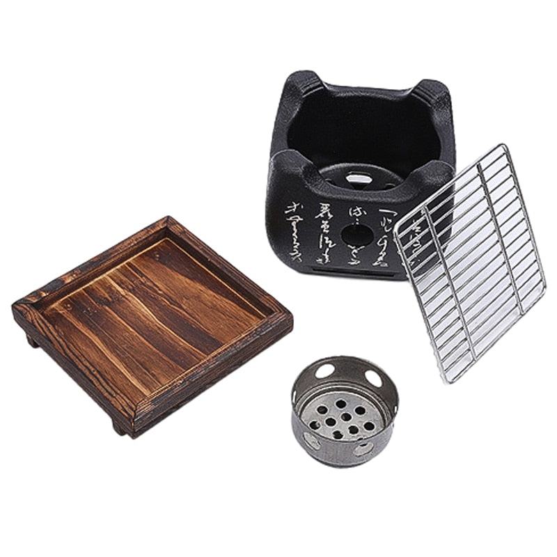 BBQ Grill Holzkohle-Barbecue-Grills Innen Außen BBQ Grill Pfanne Herd | Brehn