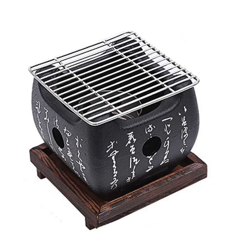 BBQ Grill Holzkohle-Barbecue-Grills Innen Außen BBQ Grill Pfanne Herd | Brehn