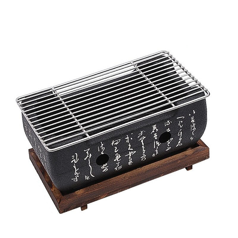 BBQ Grill Holzkohle-Barbecue-Grills Innen Außen BBQ Grill Pfanne Herd | Brehn