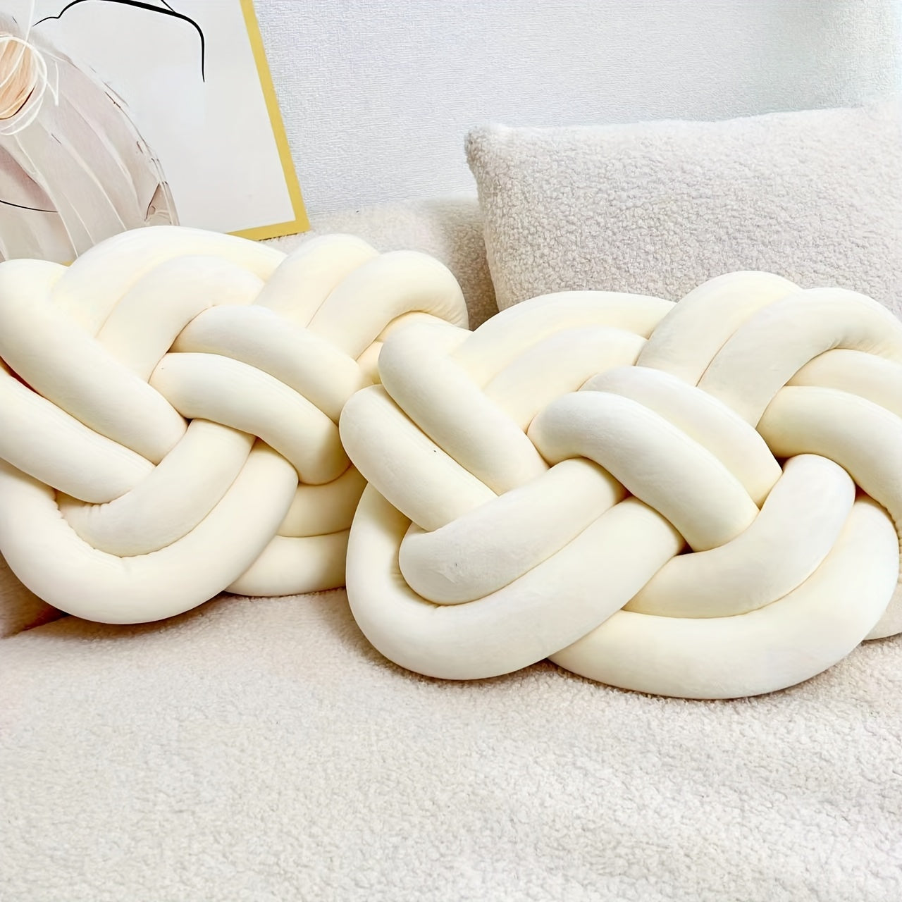 Brehn | ComfortCloud Kissen - Luxuriöse weiche Kissen mit Knopfdesign
