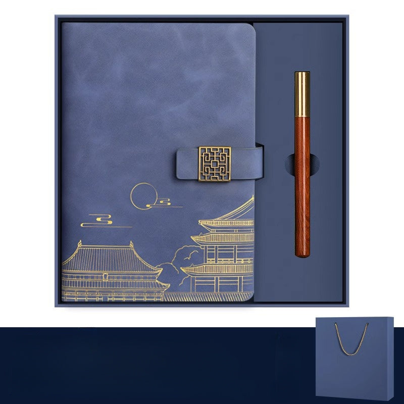 Imperia Luxe Geschenkeset – Notizbuch, Thermosflasche und Stift in Geschenkbox | Brehn