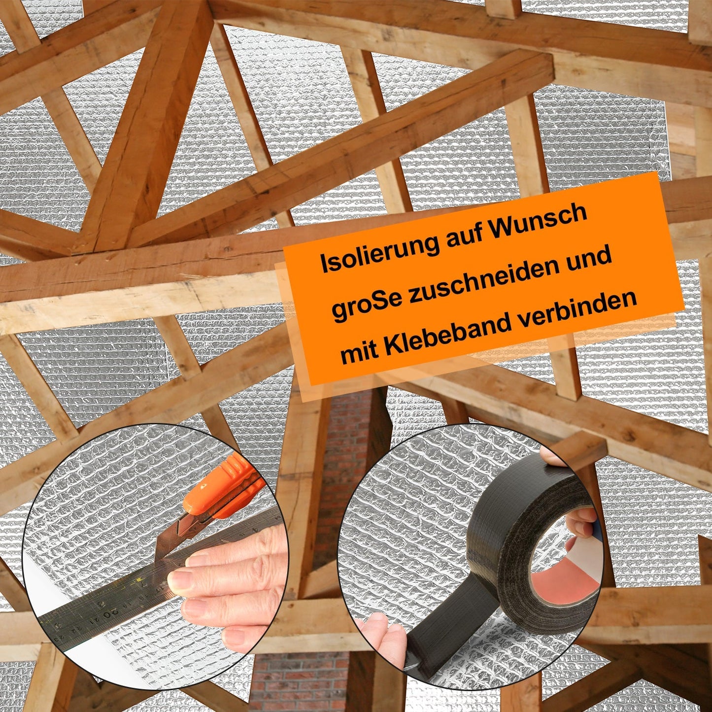 Isolierfolie Dämmfolie 1m*10m | Brehn