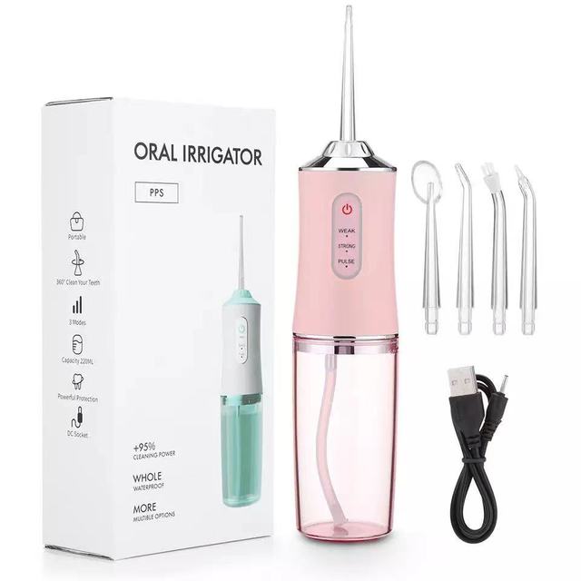 Brehn | Wasserdichter Irrigator Dentalreiniger, kabelloser & wiederaufladbarer Wasserzahnseide