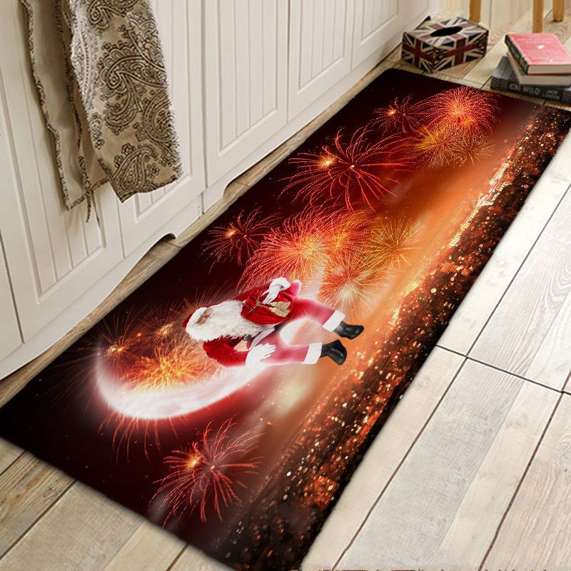 Brehn | Santa Claus Flanell Absorbierende Fußmatte
