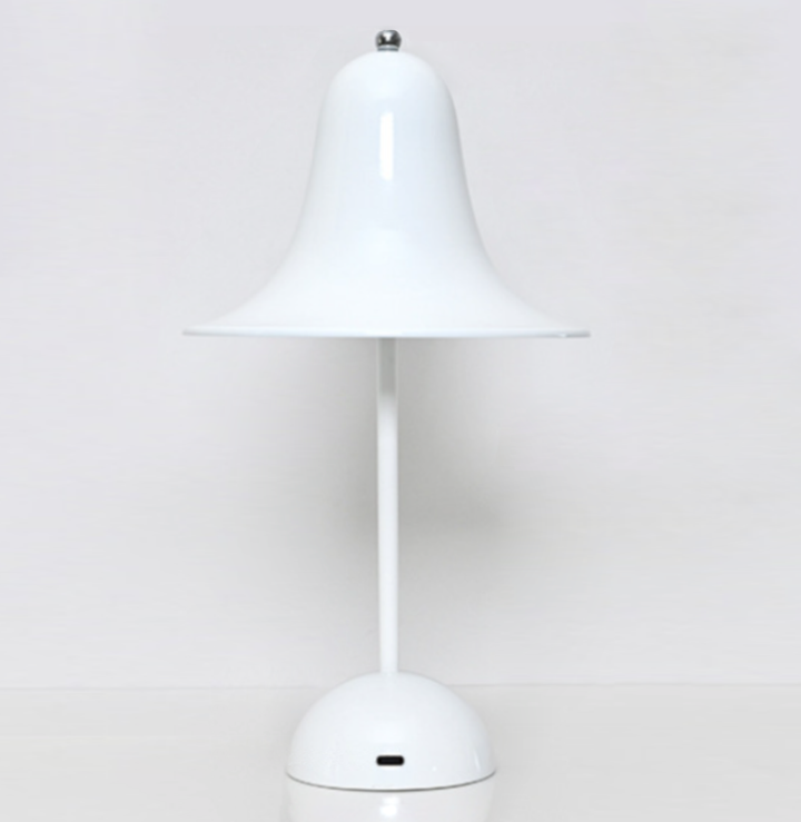 Brehn | Klassische Kappe Kabellose Tischlampe - Zeitloses Design und Langlebiger Akku