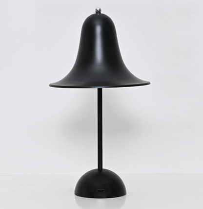 Brehn | Klassische Kappe Kabellose Tischlampe - Zeitloses Design und Langlebiger Akku
